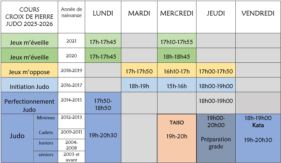 Horaires
